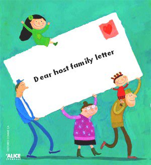 Tökéletes Dear Host Family letter_felirat